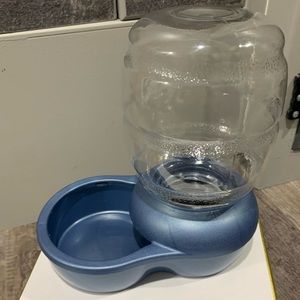 Petmate Replendish Gravity Water Bowl Blue Pearl Waterer for cats or small dog